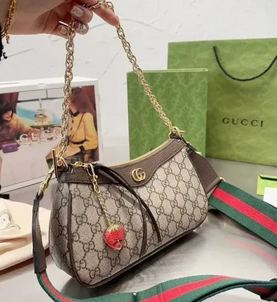 Gucci Ophidia GG Shoulder Bag (With Box) first copy