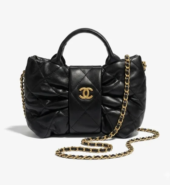 Chanel Mini Bow Black Color Sling Bag first copy