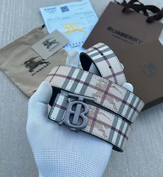 Burberry LS REVERSIBLE BELT first copy