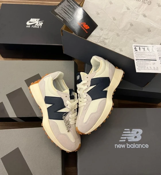 New Balance - 327 (White Blue) first copy