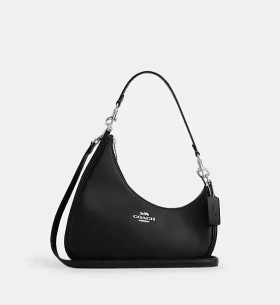 Coach Twisted Teri Black Shoulder Bag (With Box) first copy