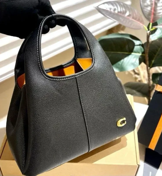 Coach Lana (black) Color Shoulder Bag (With Box) first copy