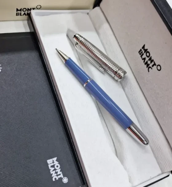 Mont Blanc MB Meisterstuck Glacier Duo Rollerball Pen first copy