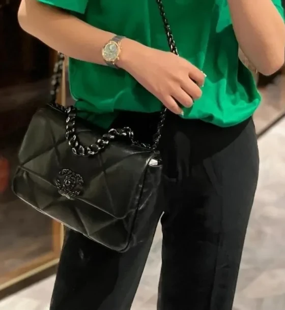 Chanel Quilted Cc Flap Bag first copy