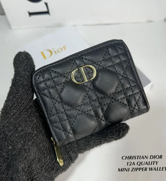 Dior Mini Zipper Wallet first copy