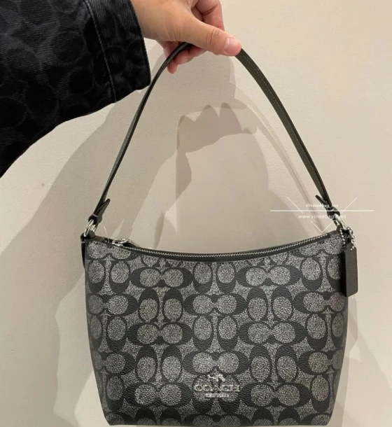 Coach Zip Top Shoulder Bag first copy