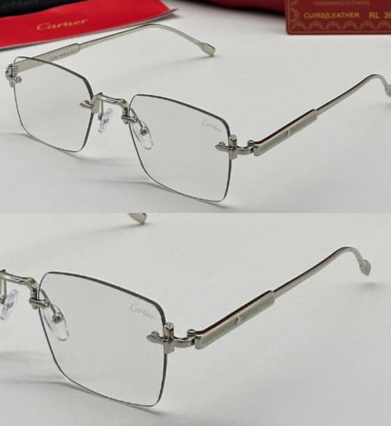 Cartier C1782 Sqaure Rimless Eyeglasses first copy