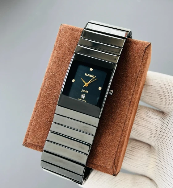 Rado Jubile Black Ceramic Square Collection first copy