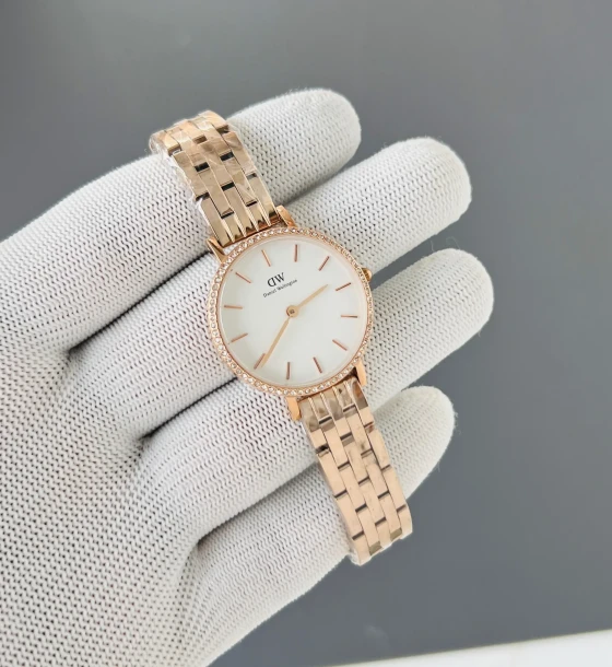 DW PETITE LUMINE BEZEL 5-LINK ARCTIC first copy