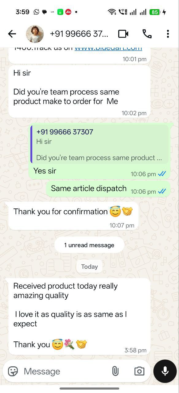 WhatsApp Feedback