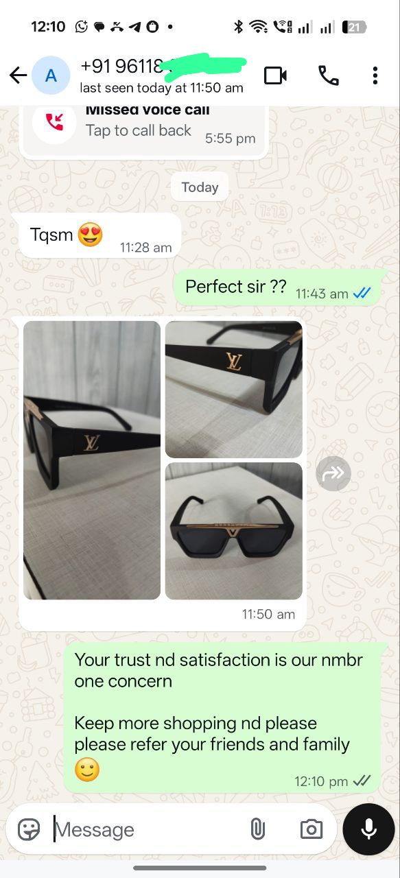 WhatsApp Feedback