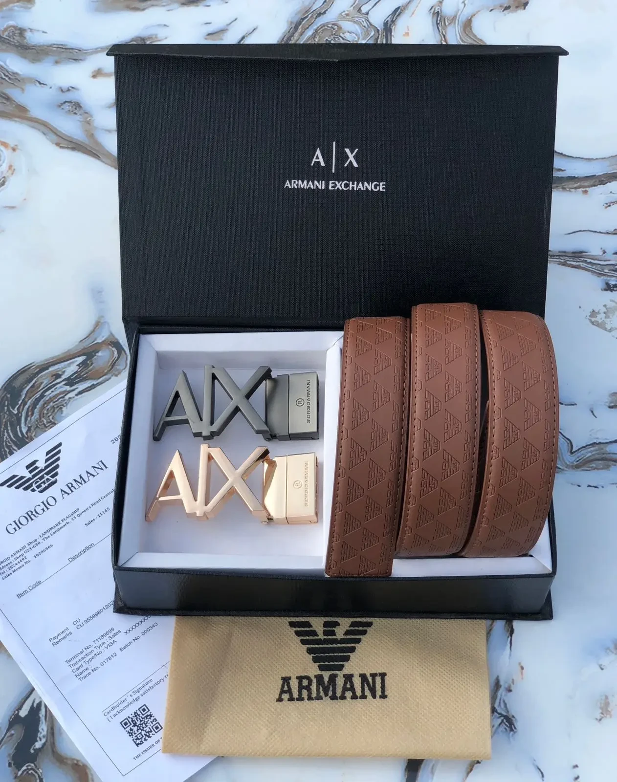 AR TWO BUCKLE SET BELTS