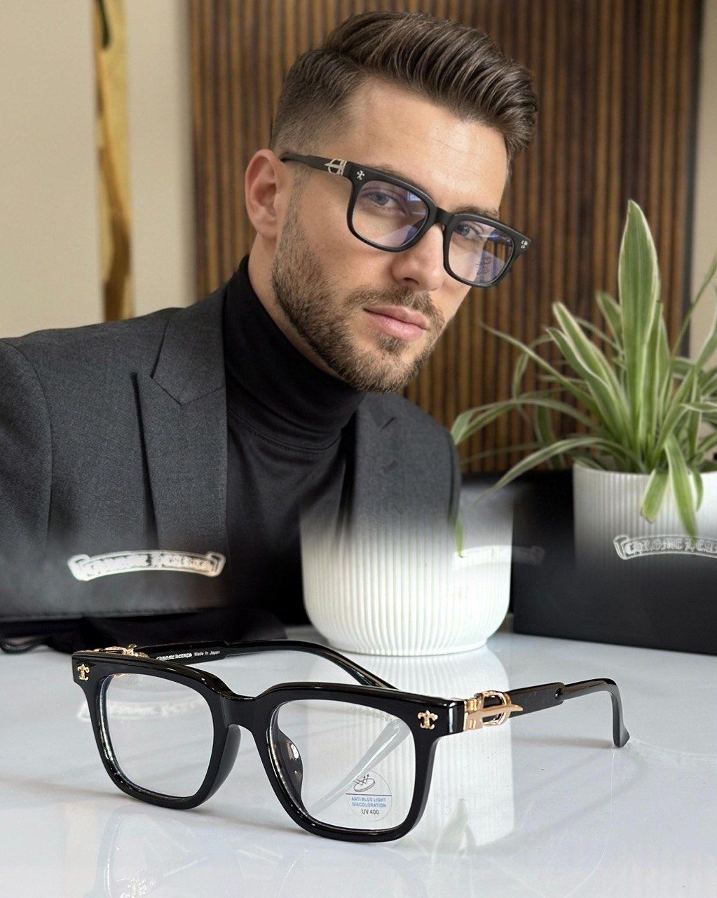 Ch082 Square Eyeglasses