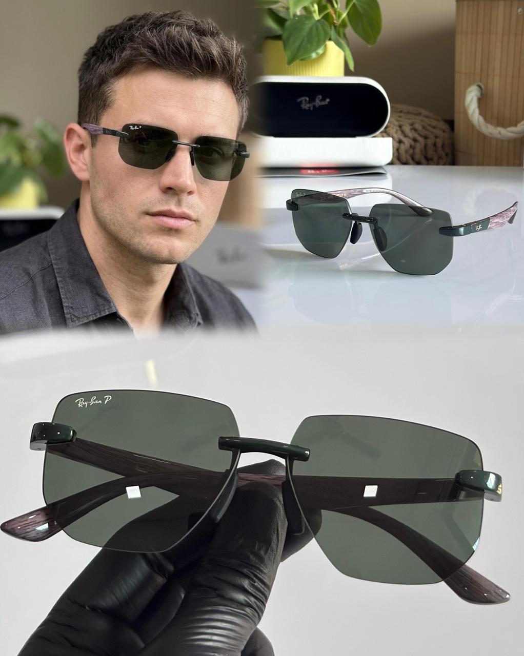 R2026b Premium Rimless Sunglasses - Option 3