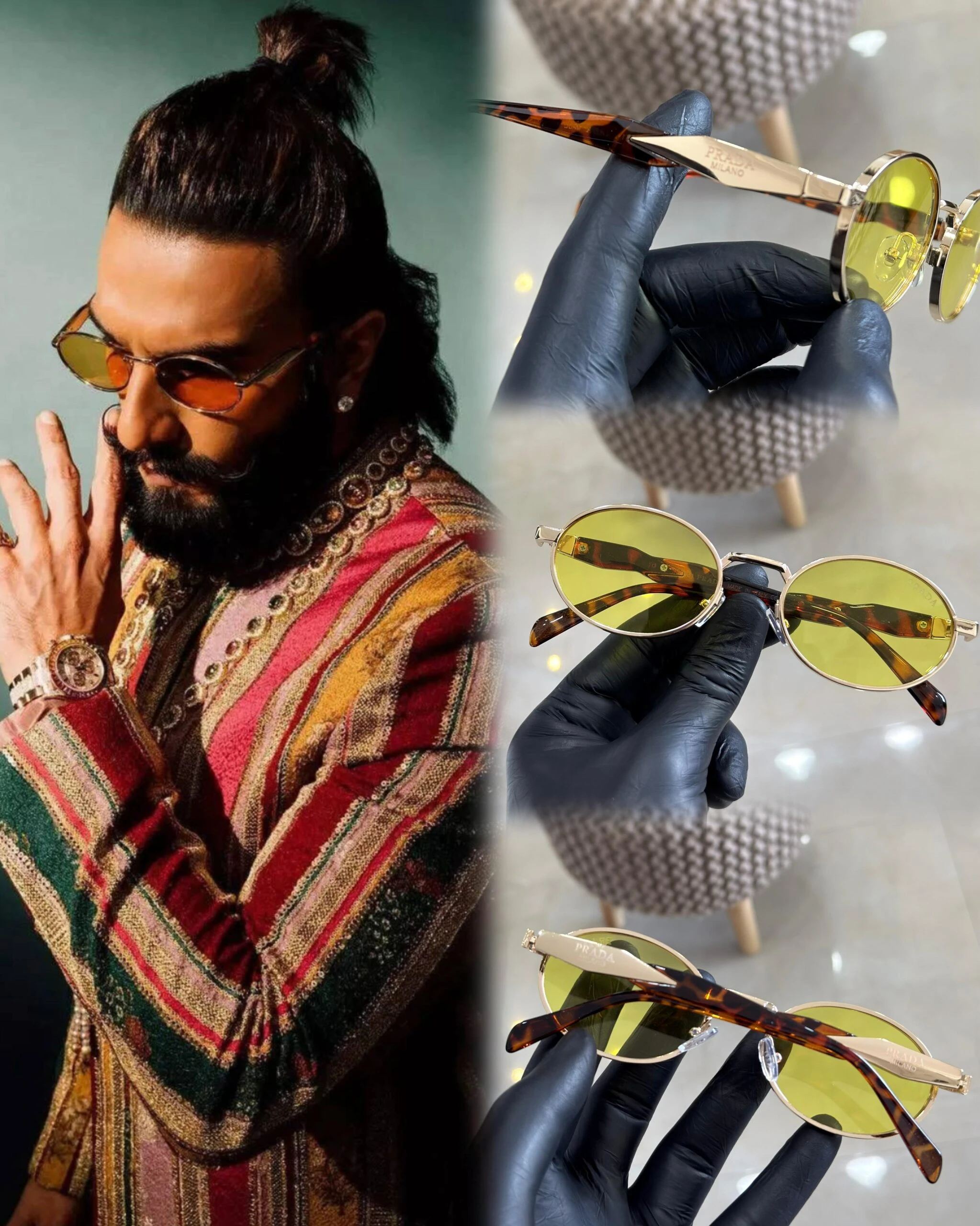 P8263d Oval Sunglasses