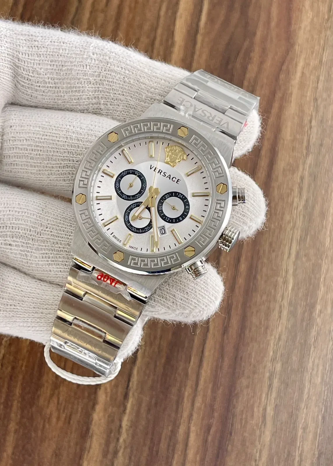 Versace Greca Logo Chronograph Quartz Watch