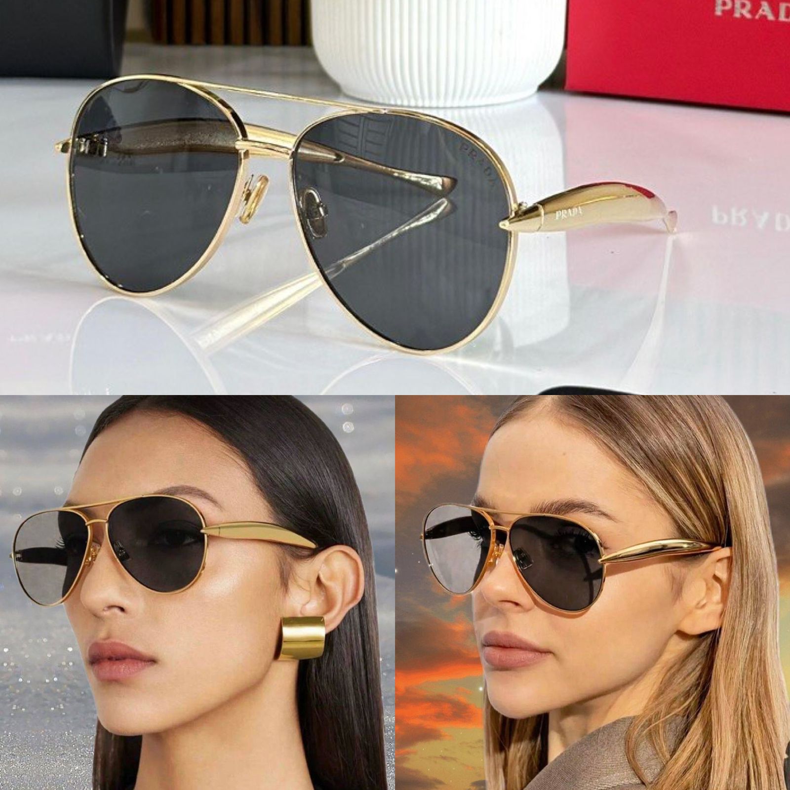 PR82 AVIATOR UNISEX SUNGLASSES